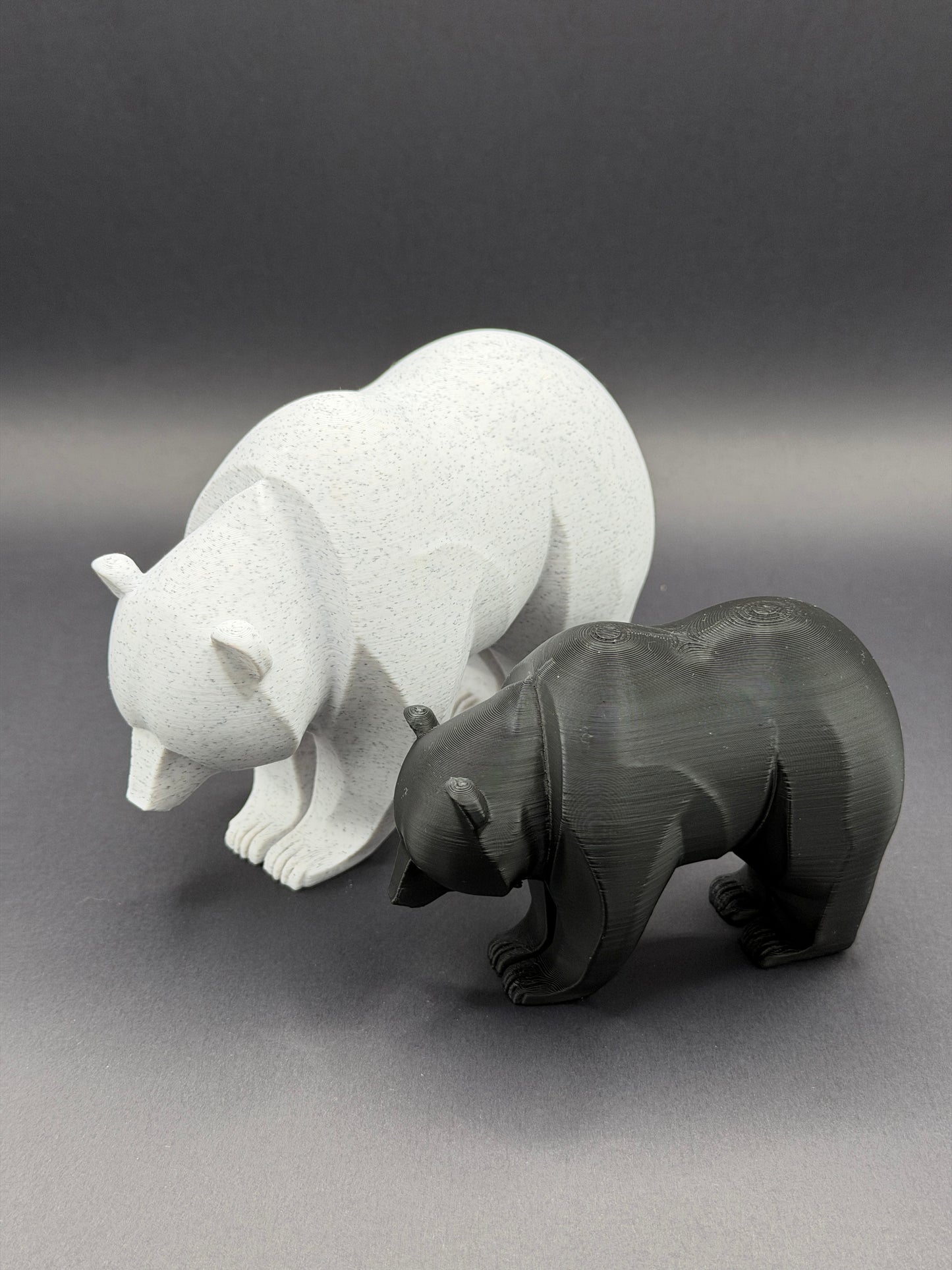 Minimalistically Designed Bear Sculpture