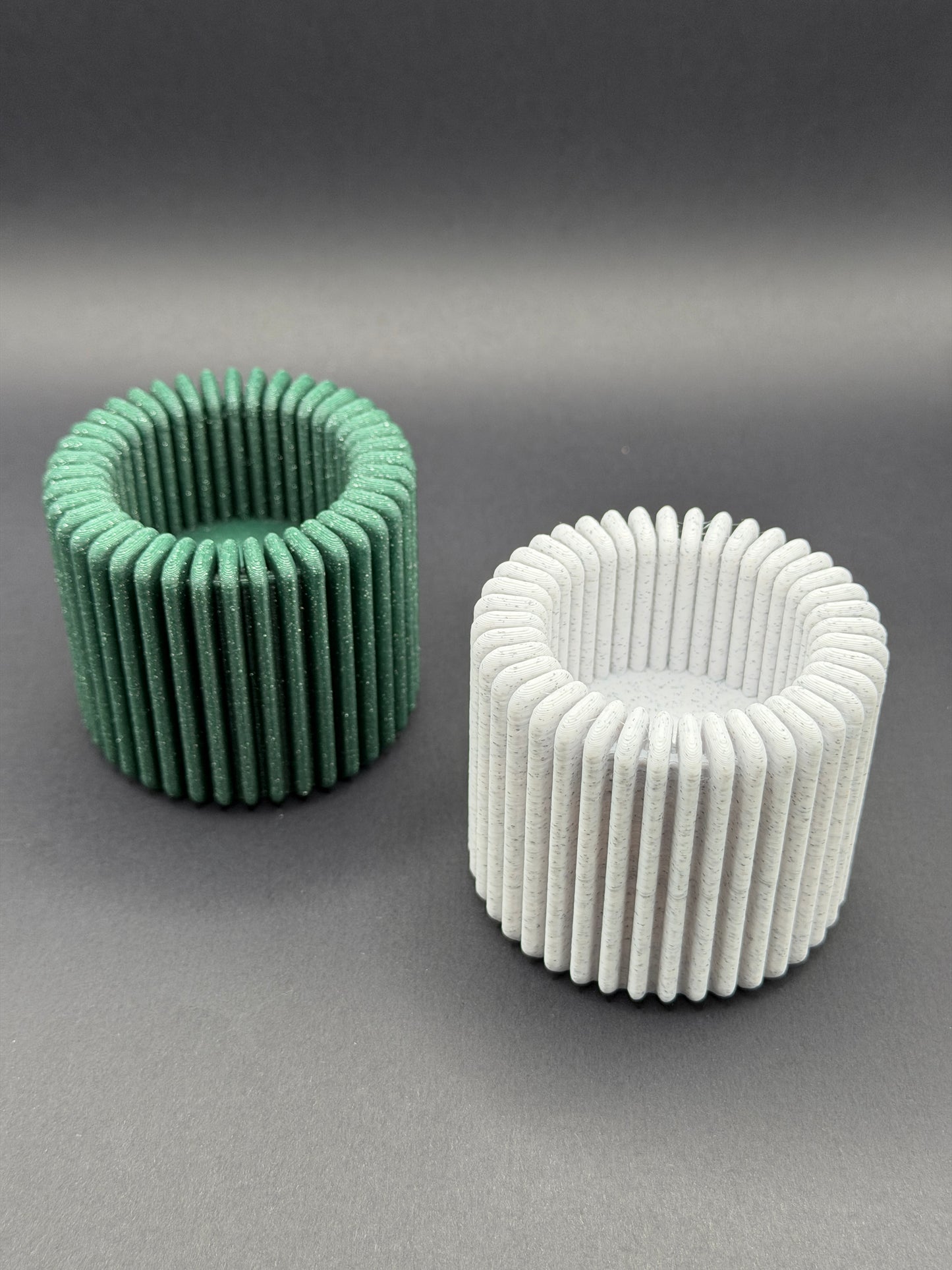 Modern Ribbed Design Candle, Tealight Holder