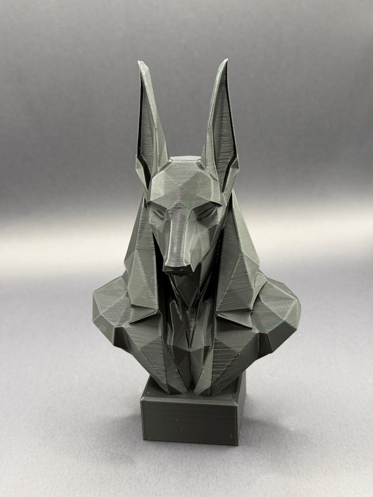 Low Poly Anubis Bust