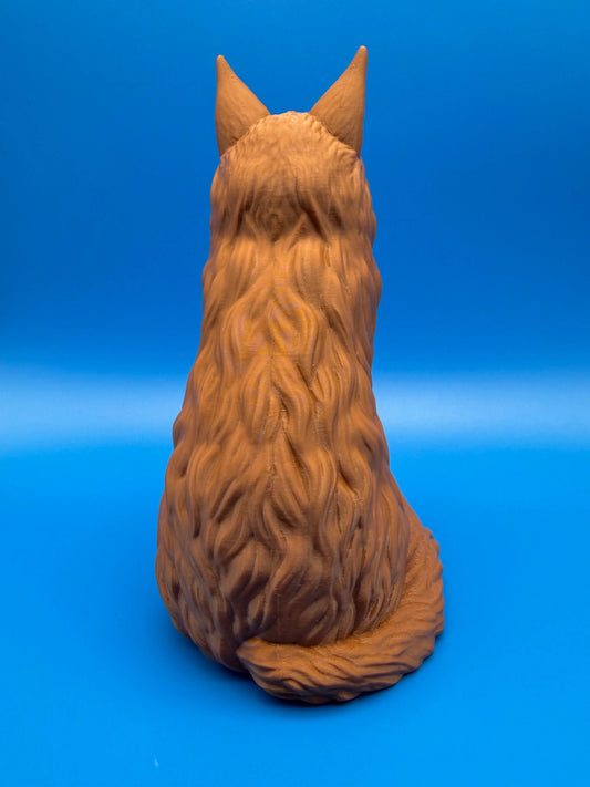 Maine Coon Cat Statue Taylor 3D
