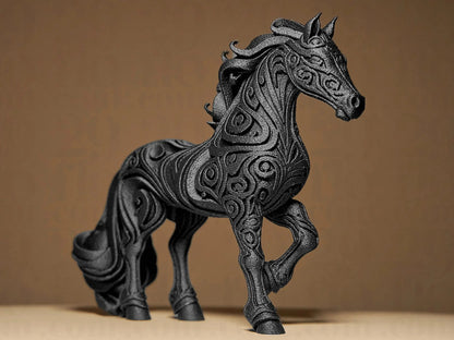 Celtic Horse Sculpture Taylor 3D
