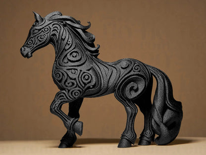 Celtic Horse Sculpture Taylor 3D