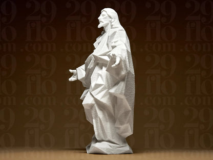Geometric Jesus Statue