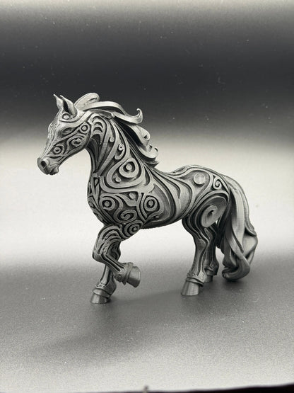 Celtic Horse Sculpture Taylor 3D