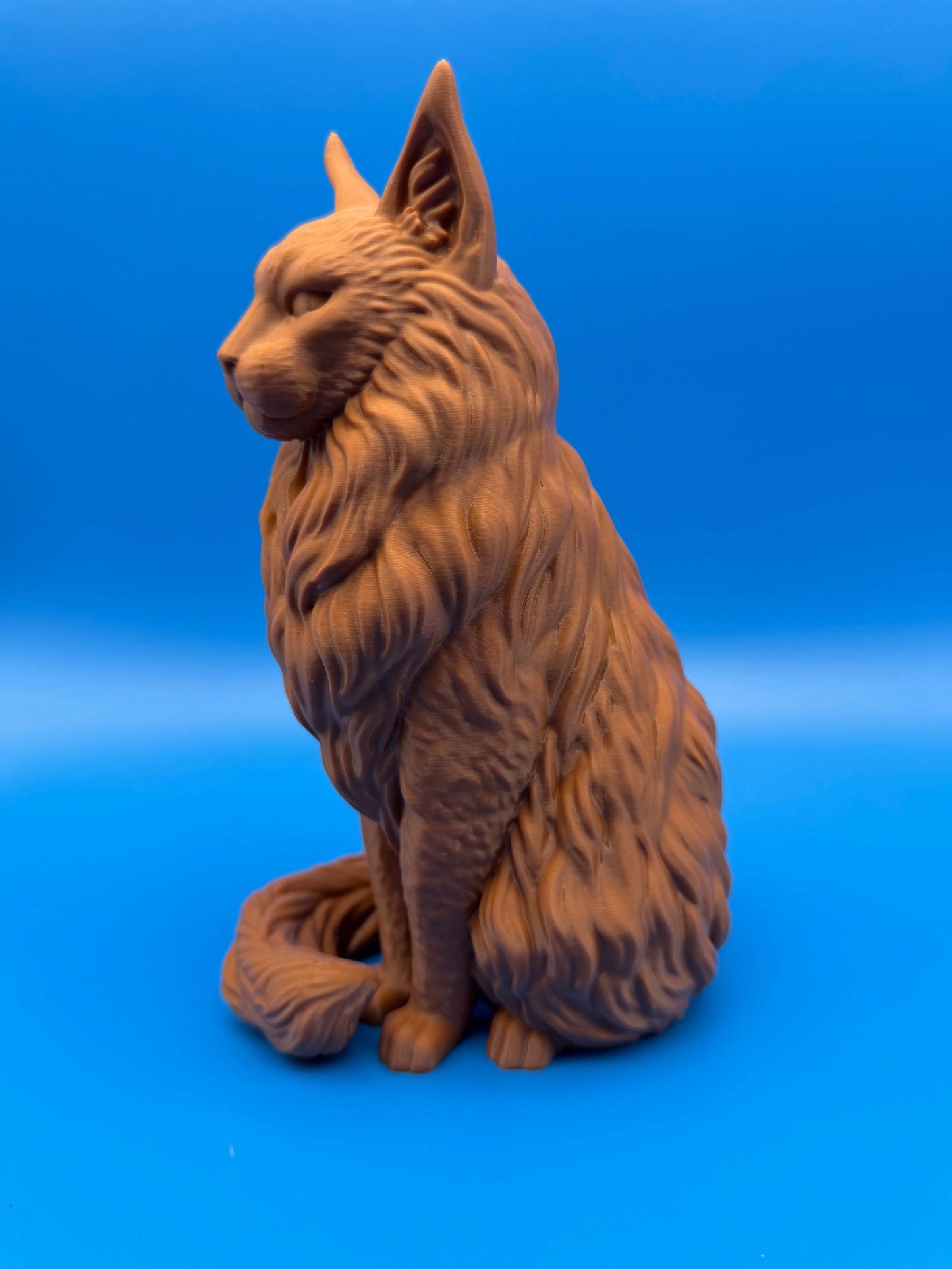 Maine Coon Cat Statue Taylor 3D