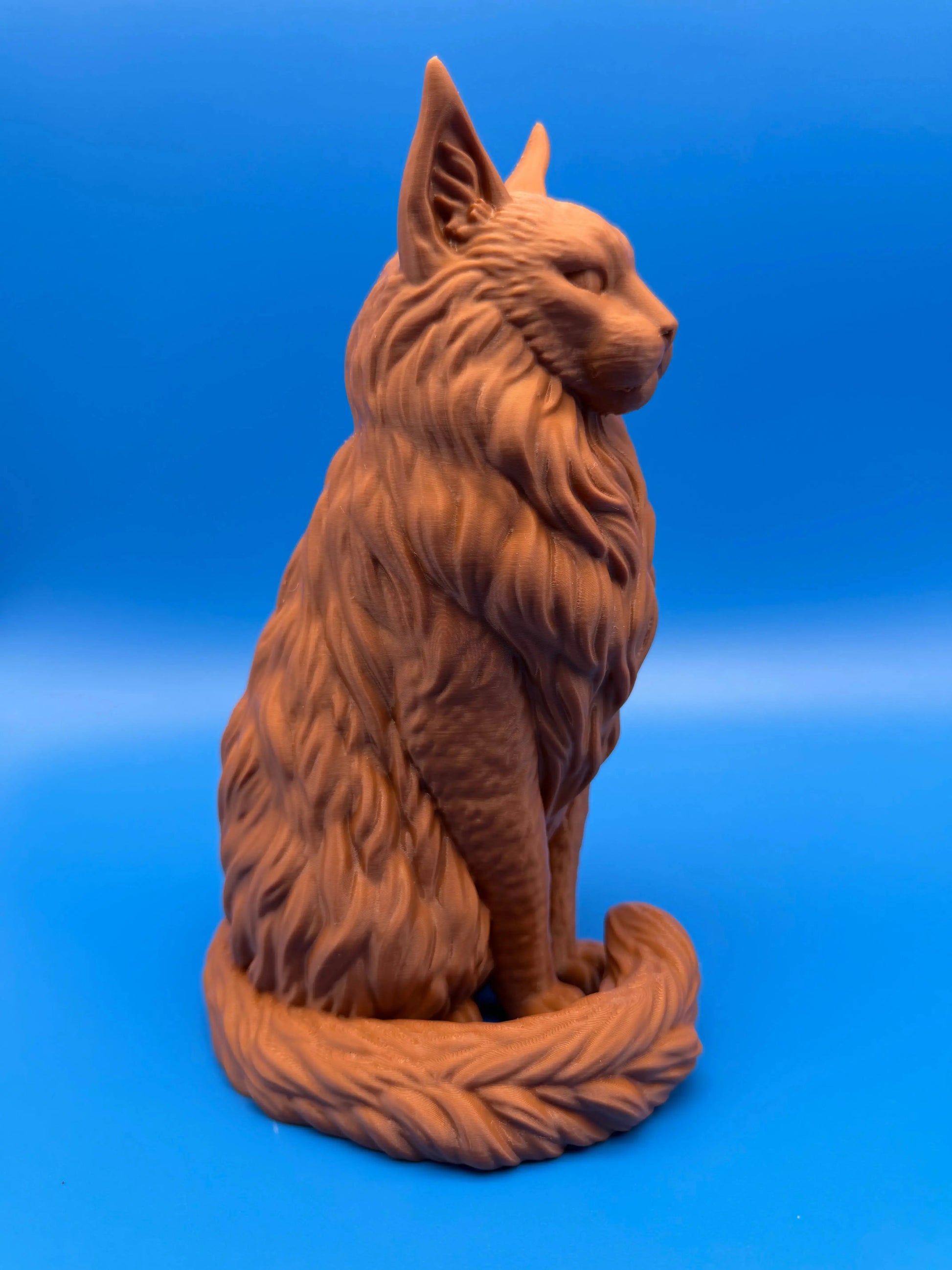 Maine Coon Cat Statue Taylor 3D