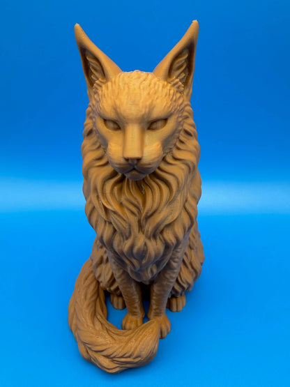 Maine Coon Cat Statue Taylor 3D
