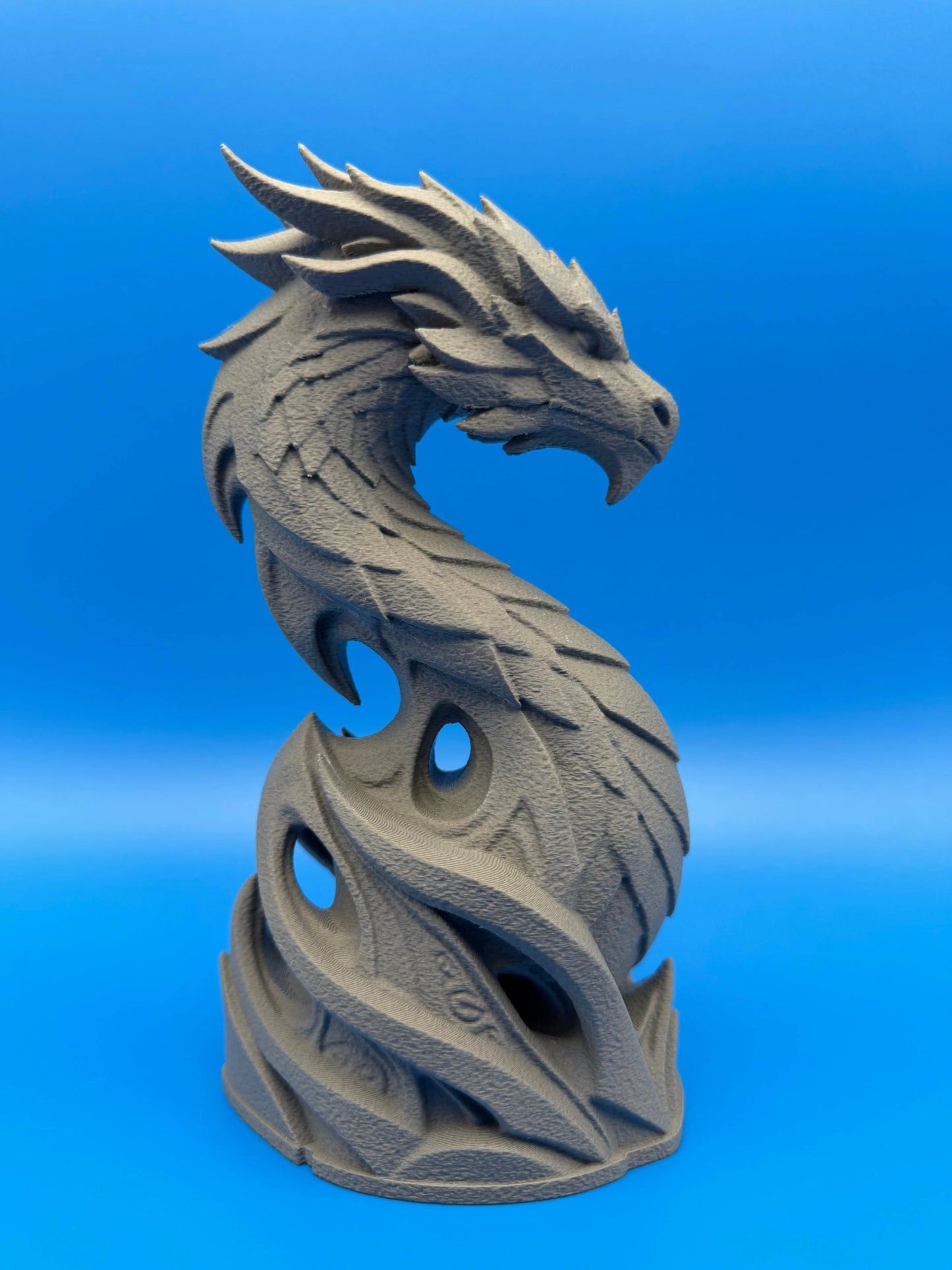 Ashen Dragon Guardian Statue Taylor 3D