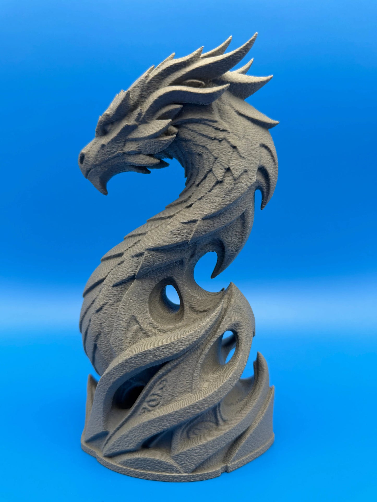 Ashen Dragon Guardian Statue Taylor 3D