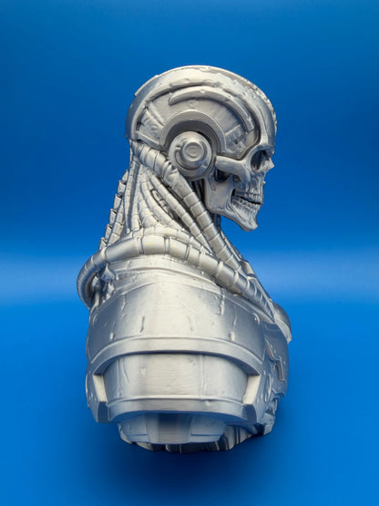 Skullforge Titan Cyber Warlord Bust Taylor 3D