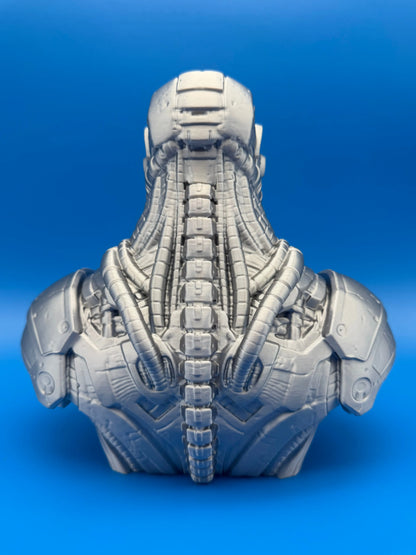 Skullforge Titan Cyber Warlord Bust Taylor 3D