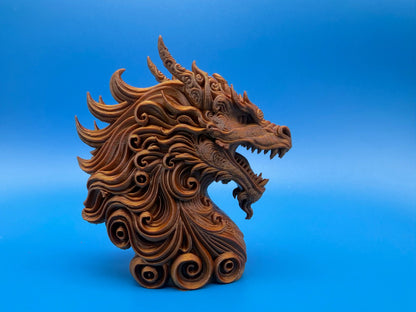 Mystic Dragon Head Bust Taylor 3D