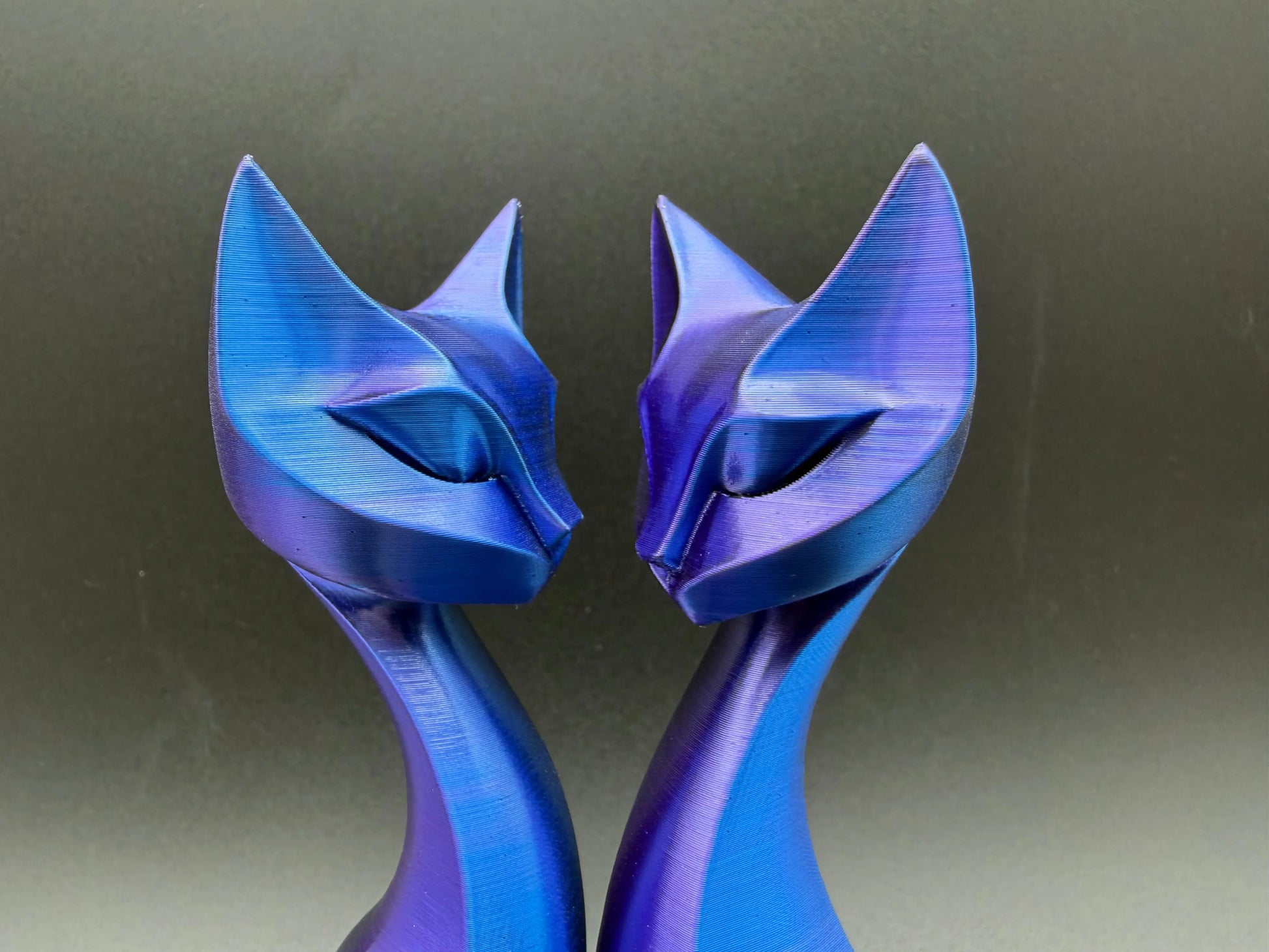 Cat Couple Sculpture Taylor 3D