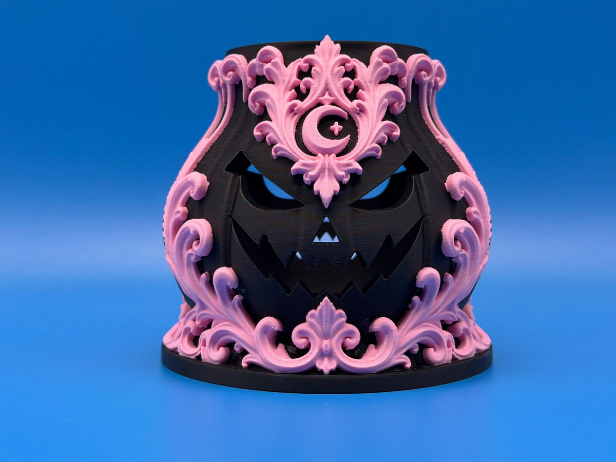 Gothic Celestial Moon Brush & Pen Holder – Black Silk PLA (Copy) Taylor 3D