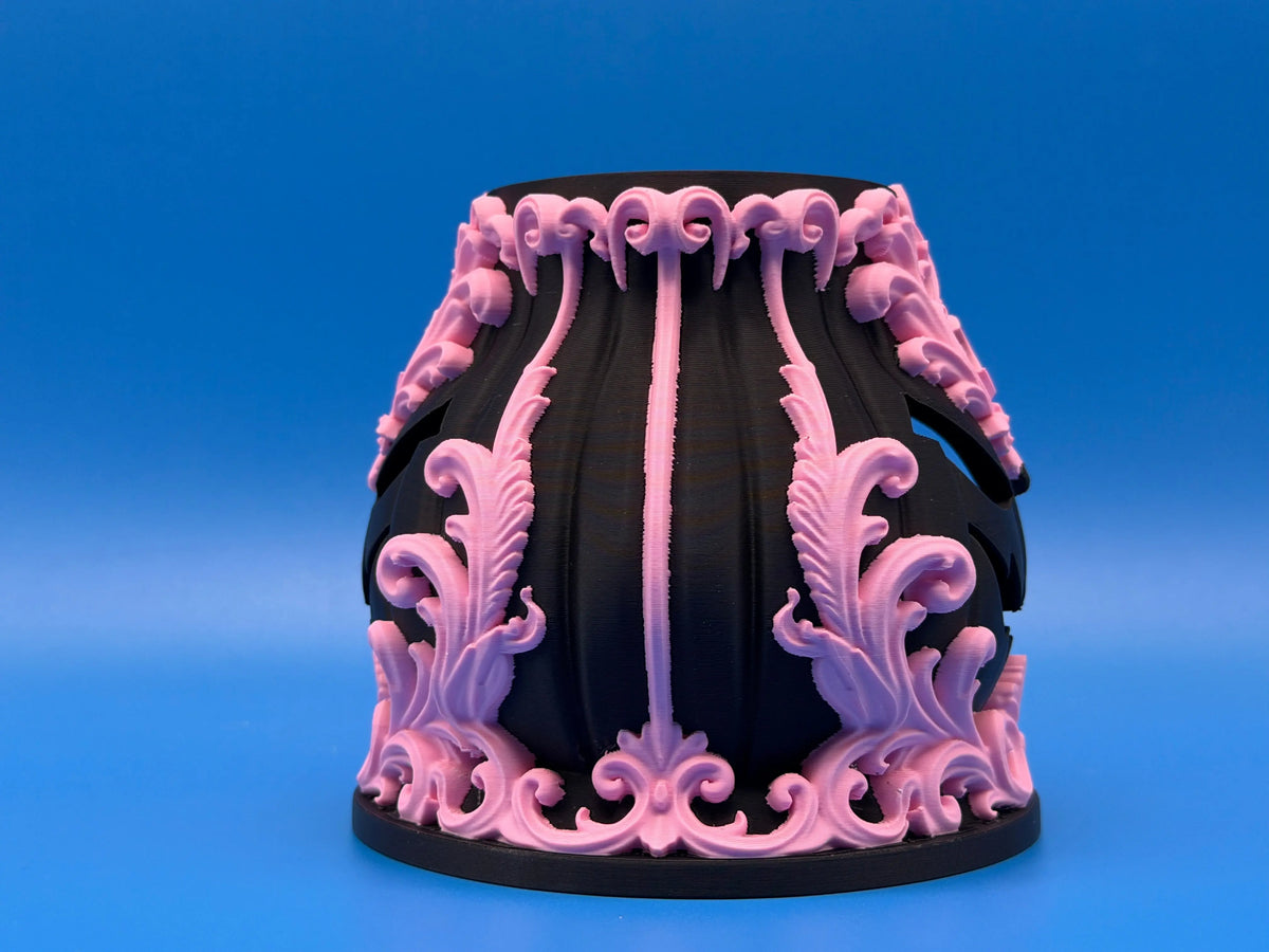 Gothic Celestial Moon Brush & Pen Holder – Black Silk PLA (Copy) Taylor 3D