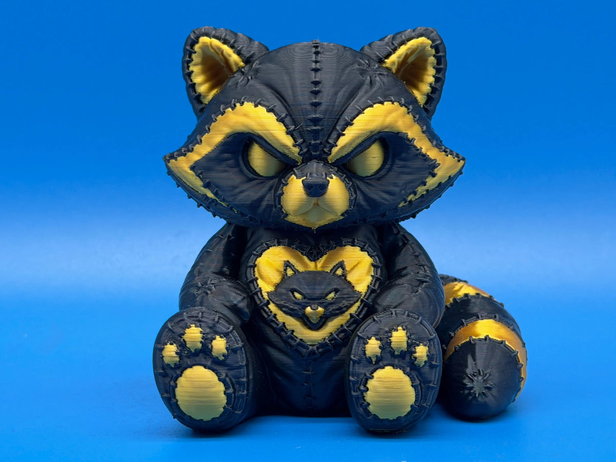 Stitchborn Raccoon – Gothic Raccoon Statue | 3D Printed Collectible Taylor 3D