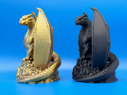 Dark Fantasy Dragon Statue – Necro Dragon Taylor 3D