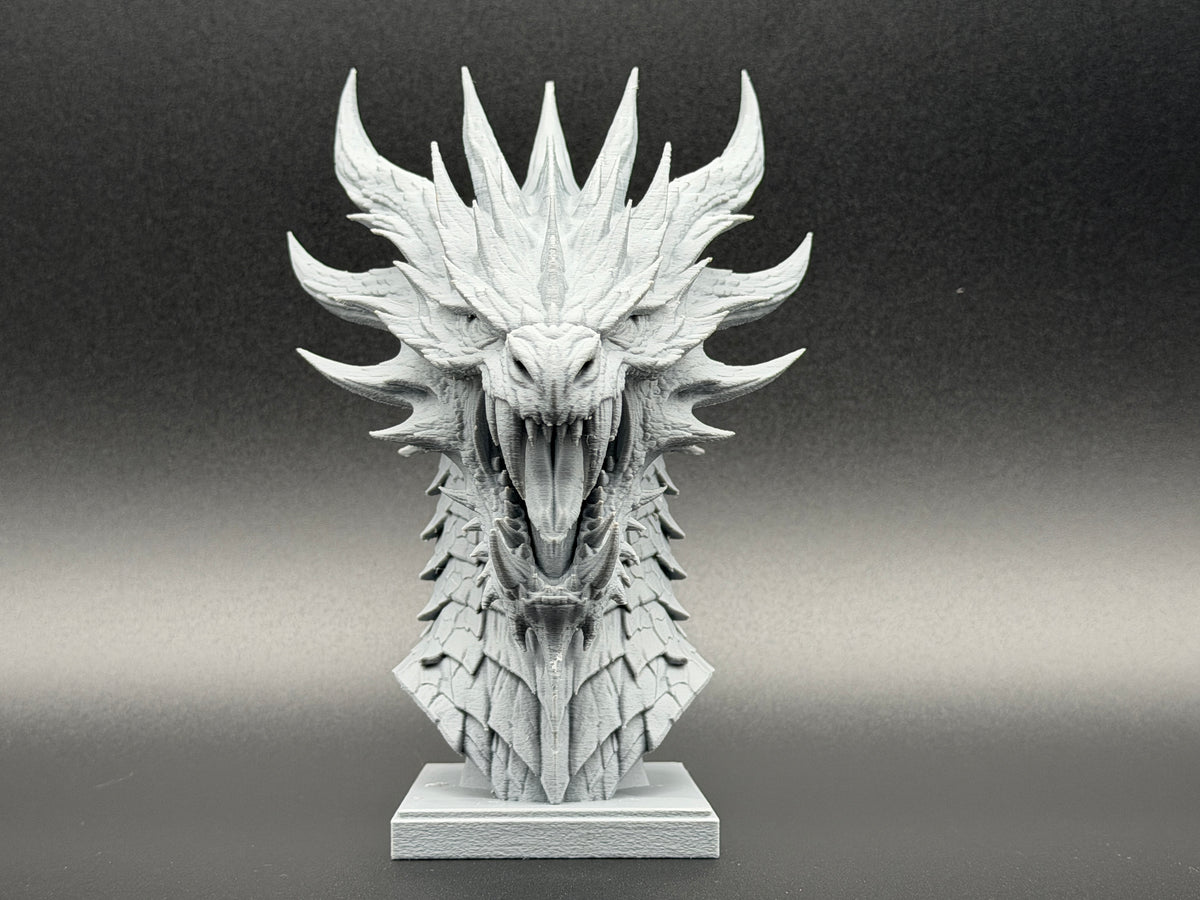 High-Detail Dragon Bust – Primer & Paint Ready