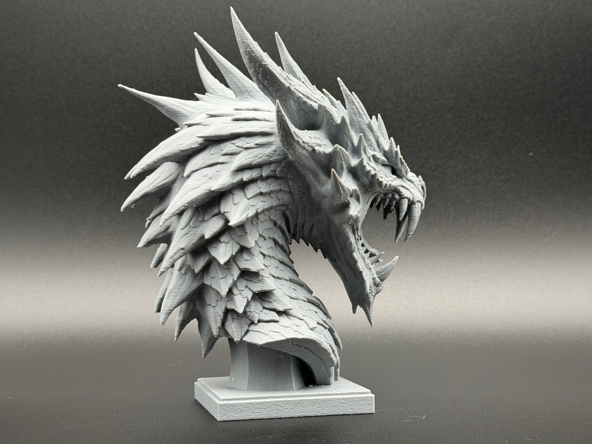 High-Detail Dragon Bust – Primer & Paint Ready