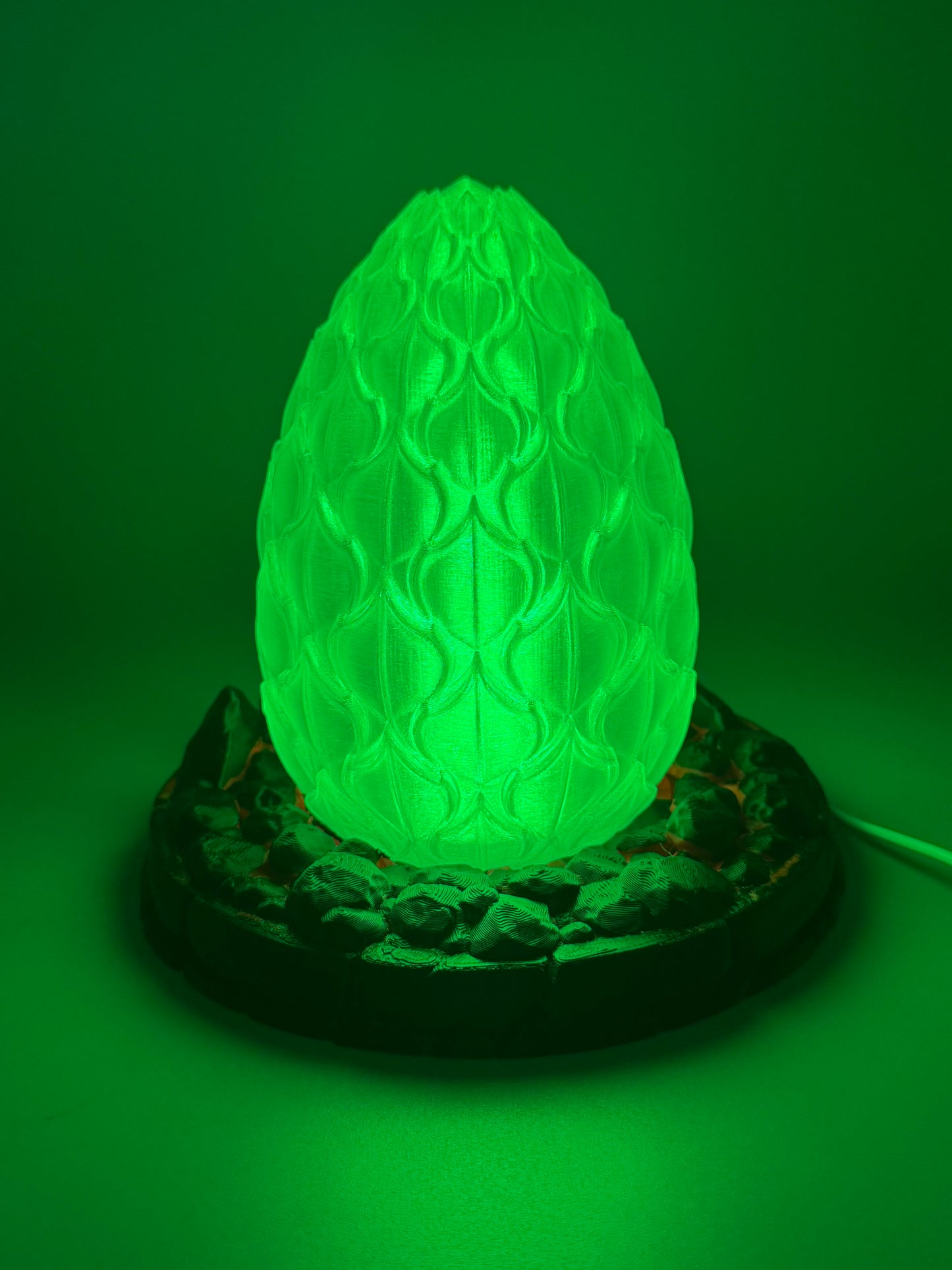 Ember Dragon Egg Color-Changing LED Lamp