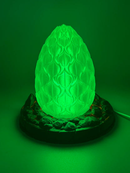 Ember Dragon Egg Color-Changing LED Lamp
