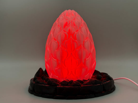 Ember Dragon Egg Color-Changing LED Lamp