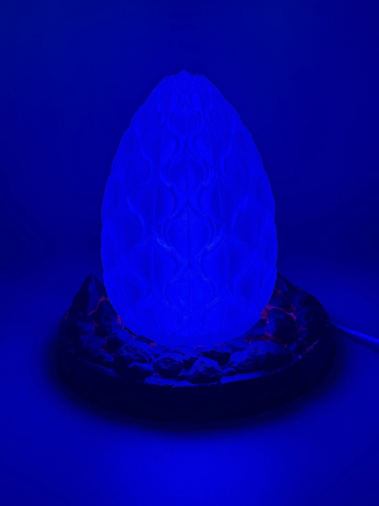 Ember Dragon Egg Color-Changing LED Lamp