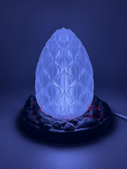 Ember Dragon Egg Color-Changing LED Lamp