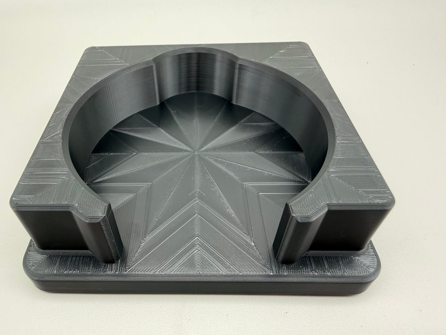 California Heritage Slate Coaster Set with 3D Printed Holder (Square)