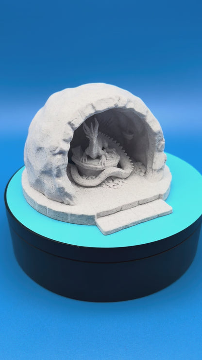 Dragon Treasure Cave LED Lamp