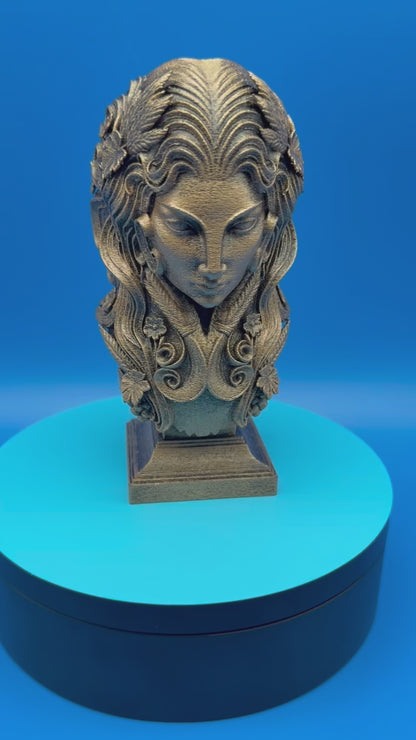 Virgo Zodiac Bust